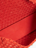 Dune London handbag red woven slouchy (British brand)