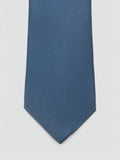 Mango silk blend tie in light pastel blue (British brand)
