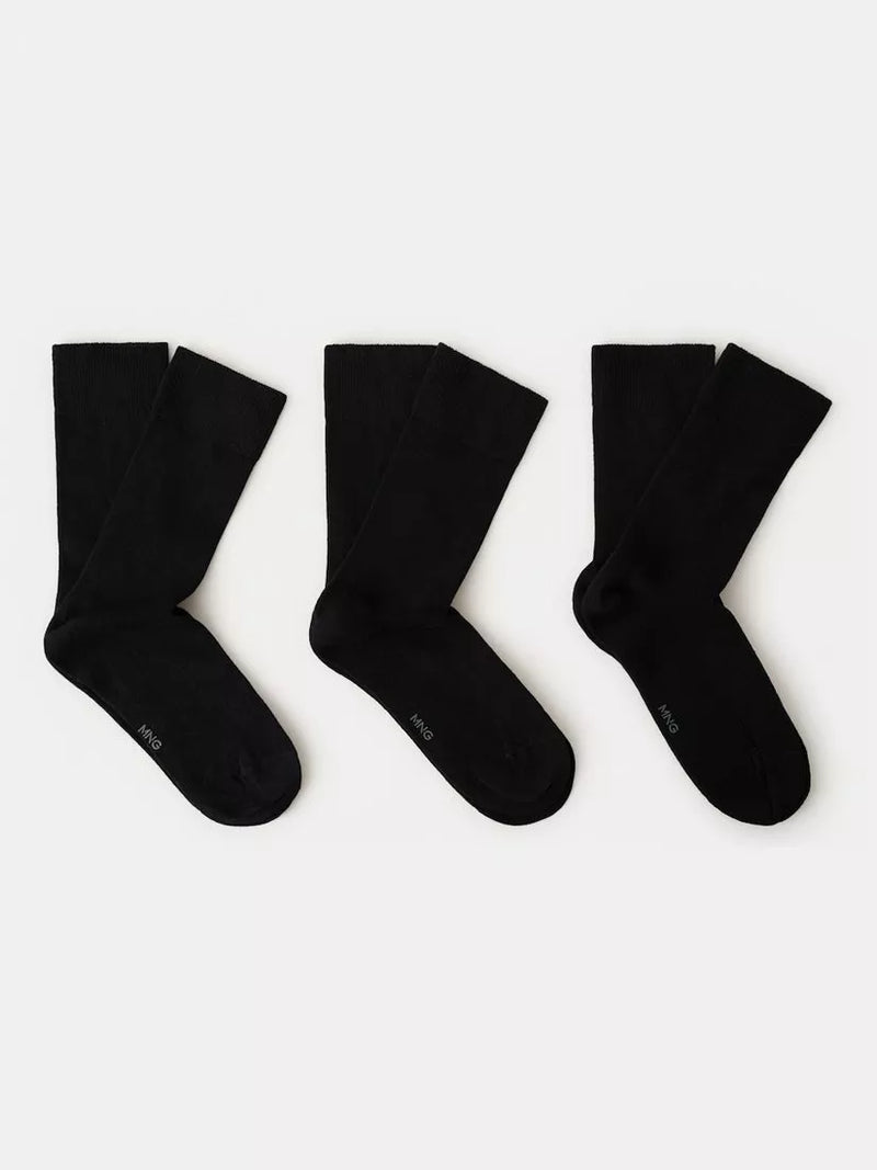 Mango cotton rich ankle socks pack of 3 (British brand)