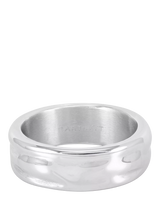 John Lewis BARTLETT LONDON Molten Chunky Ring, Silver- Buy online at McGrocer