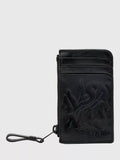 AllSaints black leather card holder, imported from the UK