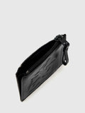 AllSaints black leather card holder, imported from the UK