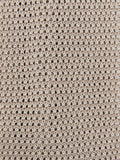 Reiss Punto silk knit tie Champagne, imported from the UK