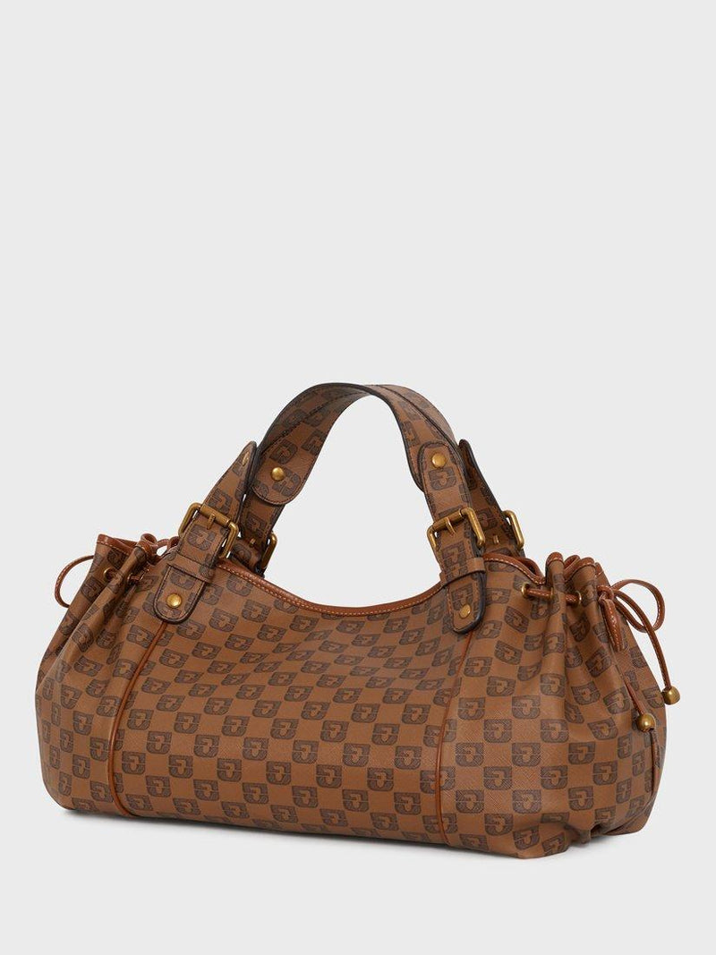 Gerard Darel 24H Logo shoulder bag in Camel (British brand)