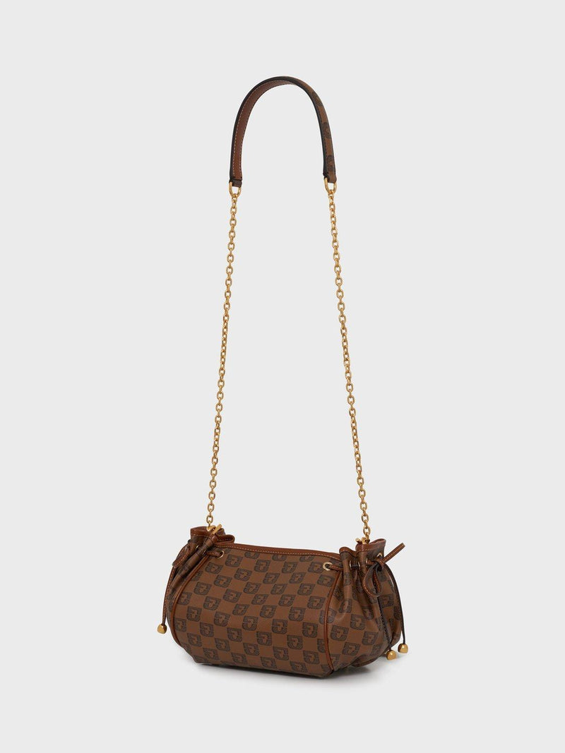 Gerard Darel Le Mini 24 Logo Crossbody Bag, camel, imported from the UK