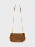 Gerard Darel suede crossbody bag amber (British brand)