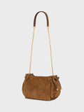 Gerard Darel suede crossbody bag amber (British brand)
