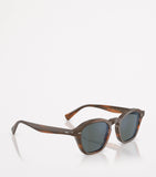Oliver Peoples Eyles square sunglasses mirrored lenses, imported from the UK