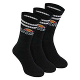 Ellesse 3 pack mens Vulloni jacquard logo sport socks - British product