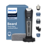 Holland & Barrett Philips Series 7000 Beard Trimmer with Hair Collector- Buy online at McGrocer