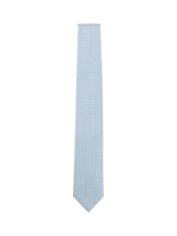 John Lewis HUGO BOSS Geometric Silk Blend Tie, Light Blue- Buy online at McGrocer