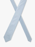 HUGO BOSS geometric silk tie light blue (British brand)