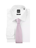 BOSS Black Heritage silk blend tie Open Purple - British product