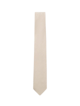 John Lewis HUGO BOSS Linen and Silk Blend Tie, Beige- Buy online at McGrocer