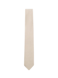 HUGO BOSS plain beige tie, UK version