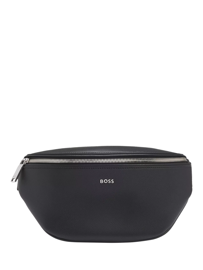 BOSS leather bum bag black (British brand)