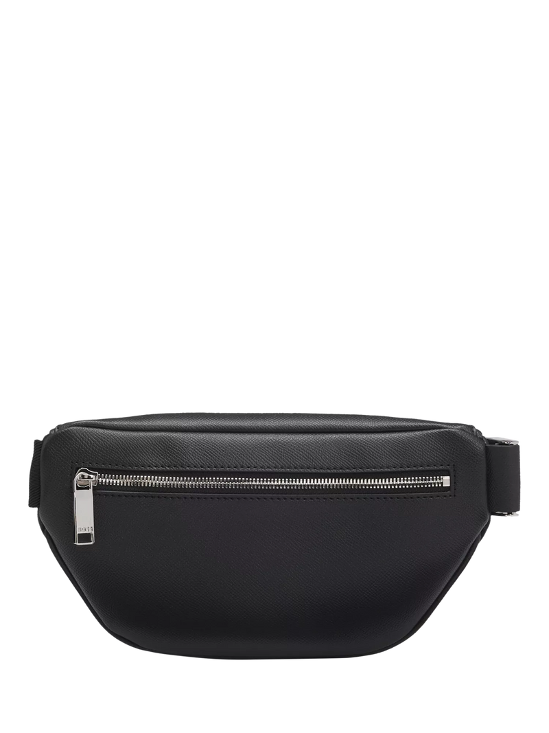BOSS leather bum bag black (British brand)