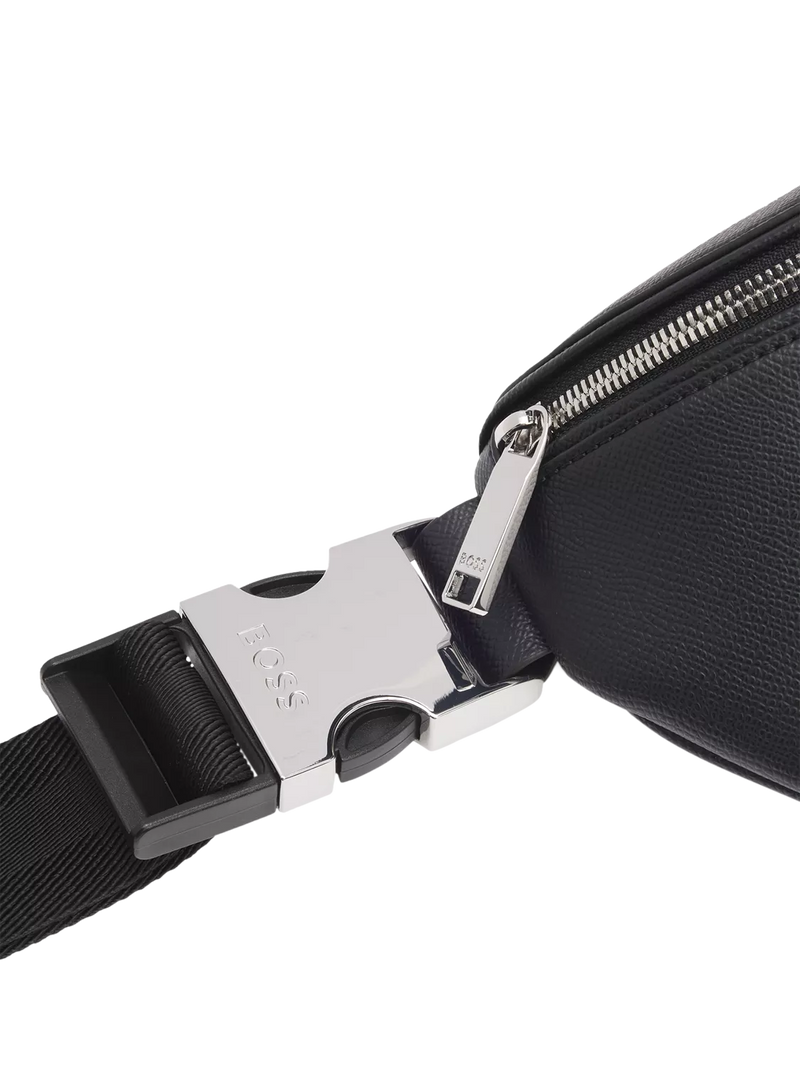 BOSS leather bum bag black (British brand)