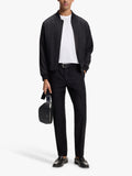 BOSS leather bum bag black (British brand)