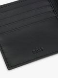 BOSS black wallet with card slots coin pocket, imported from the UK