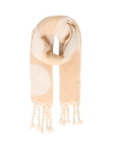John Lewis ICHI Mie Spot Tassel Scarf, Safari, 185cm x 38cm- Buy online at McGrocer