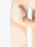 ICHI Mie spot tassel scarf in Safari, 185cm long (British brand)