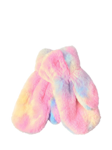 John Lewis Lindex Kids Faux Fur Mittens Light Pink- Buy online at McGrocer