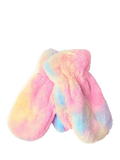 Lindex kids faux fur mittens Light Pink - British product
