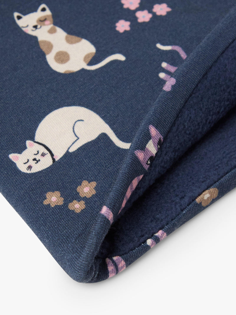 Lindex kids cat beanie hat dark blue, UK version