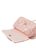 Angels by Accessorize kids pink lace sequin crossbody bag (British brand)