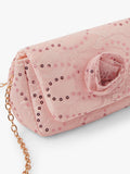 Angels by Accessorize kids pink lace sequin crossbody bag (British brand)