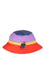 John Lewis Frugi Kids Harbour Adjustable Sun Safe Swim Hat Hotchpotch Rainbow- Buy online at McGrocer