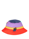 Frugi children's sun safe swim hat in rainbow print - British product