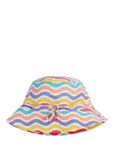 John Lewis Frugi Kids' Harbour Adjustable Sun Safe Swim Hat, Rainbow- Buy online at McGrocer