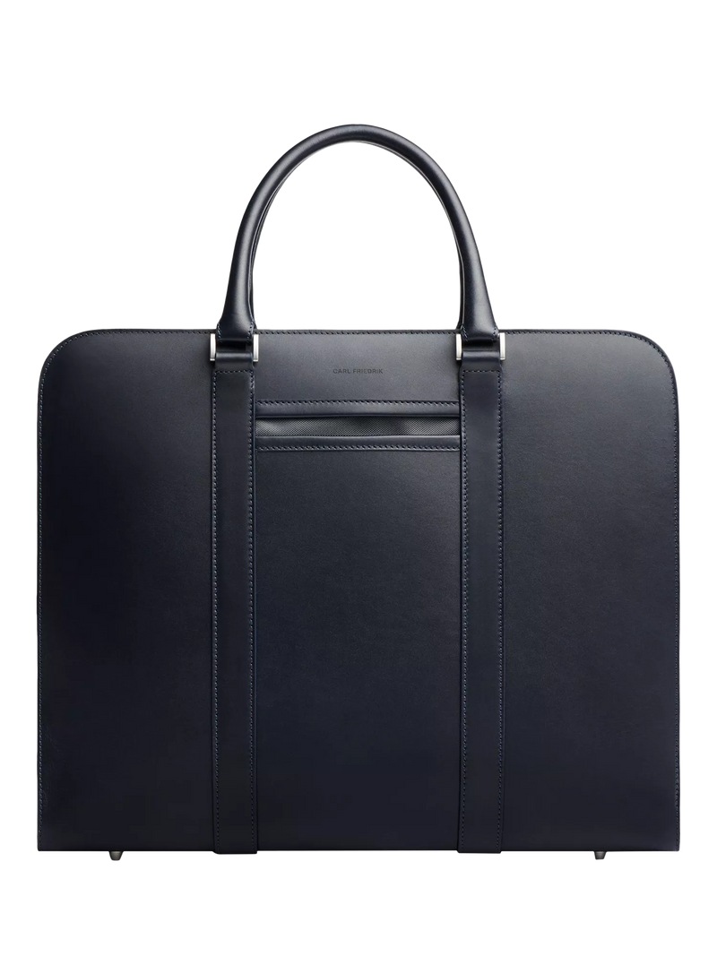 Carl Friedrik Palissy Leather Overnight Bag, Chocolate, 27L