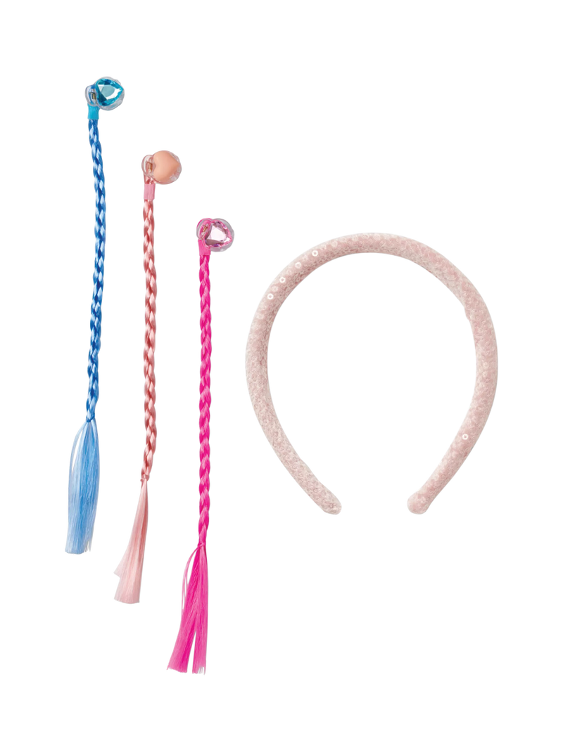 Stych pink multi sequin hair set 4 pack, imported from the UK