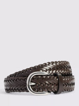 John Lewis Moss Leather Woven Belt- Buy online at McGrocer
