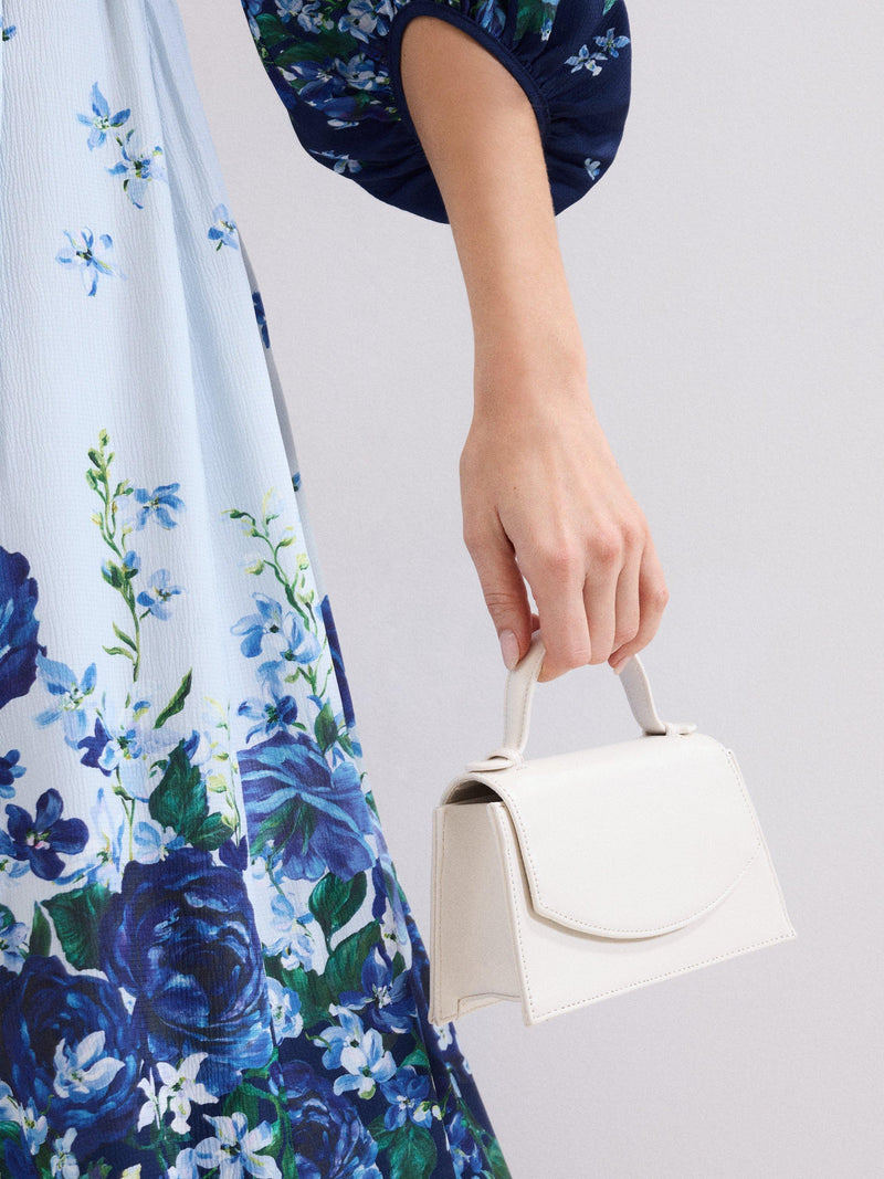 Phase Eight cream pure leather clutch bag - British product