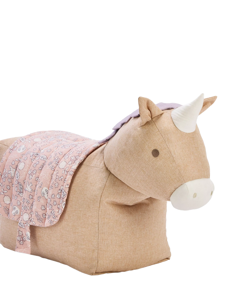 Tutti Bambini Uma unicorn ride-on bean bag (British brand)