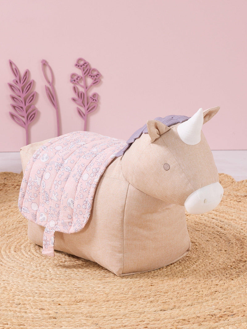 Tutti Bambini Uma unicorn ride-on bean bag (British brand)