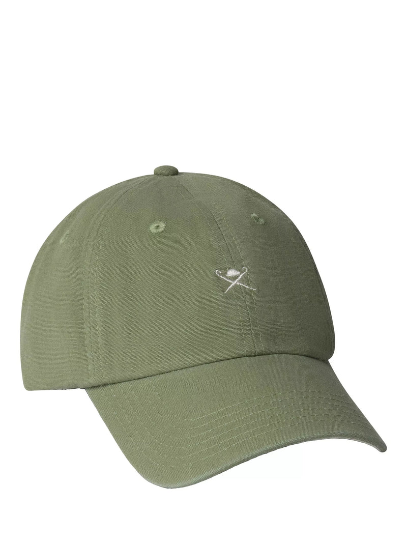 Hackett London pea green baseball cap with embroidered logo (British brand)