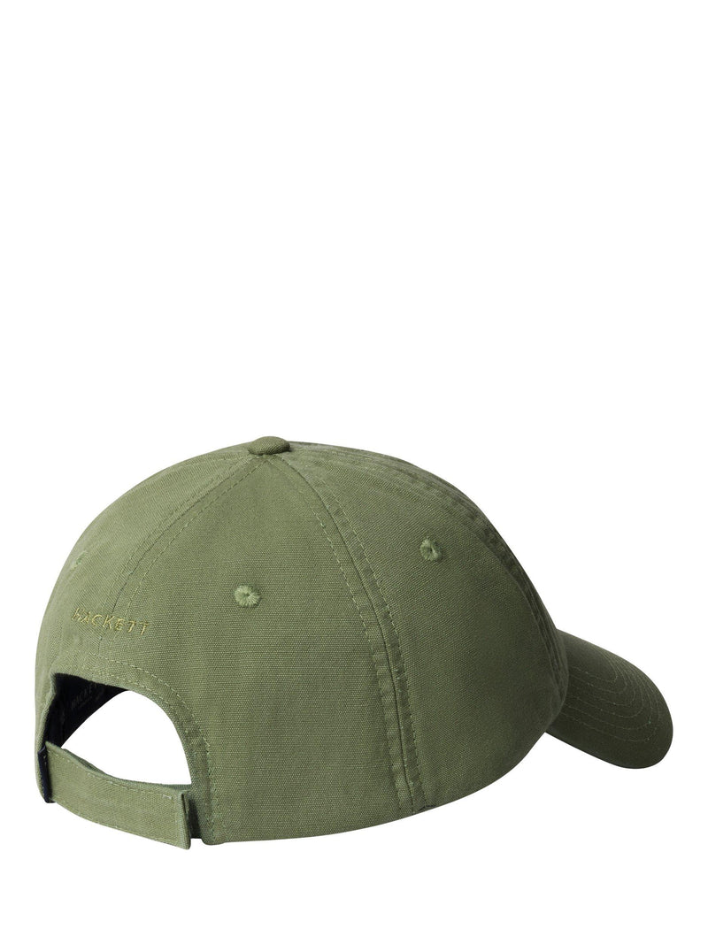 Hackett London pea green baseball cap with embroidered logo (British brand)