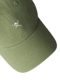 Hackett London pea green baseball cap with embroidered logo (British brand)