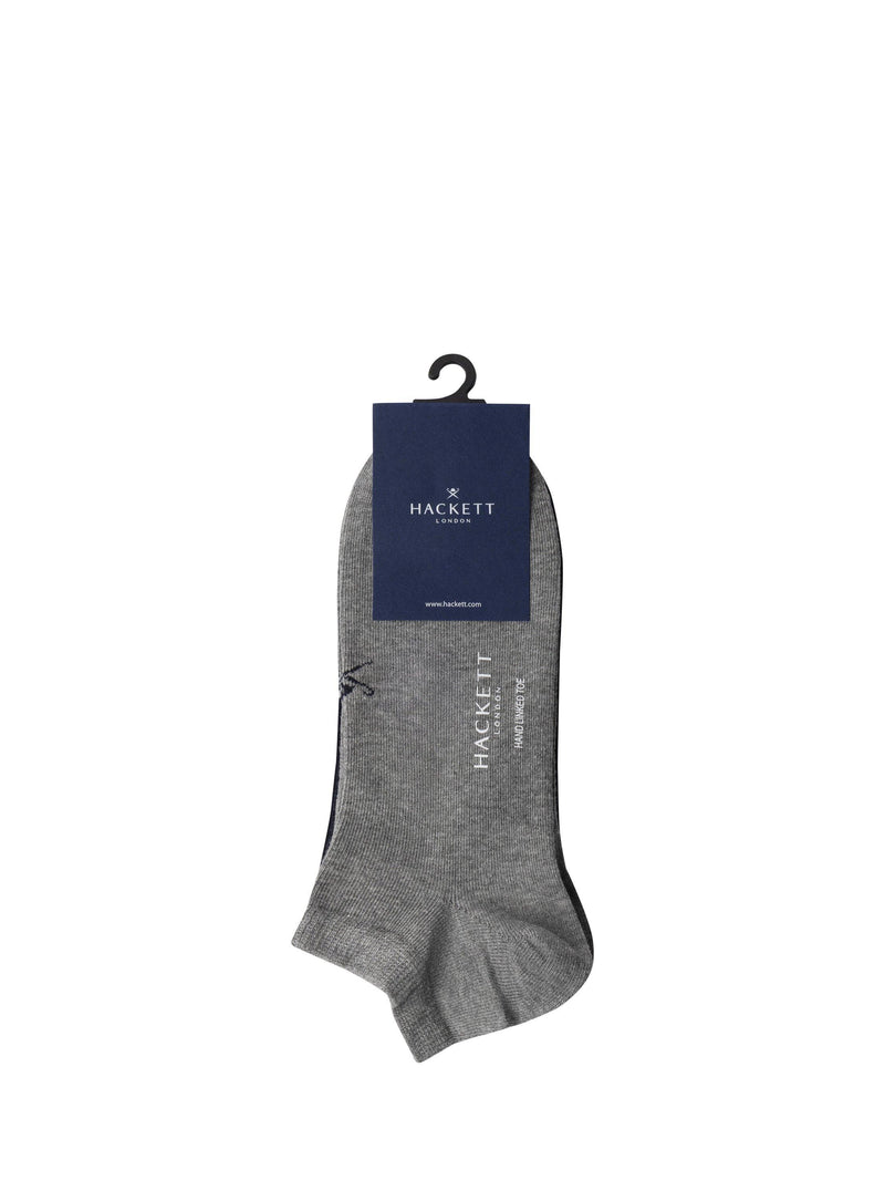 Hackett London trainer socks navy pack of 2, UK version
