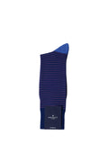 Hackett London combed jacquard striped crew socks, imported from the UK