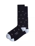 Hackett London logo cotton rich socks ink blue, imported from the UK