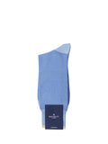 Hackett London bright blue herringbone cotton socks, UK version