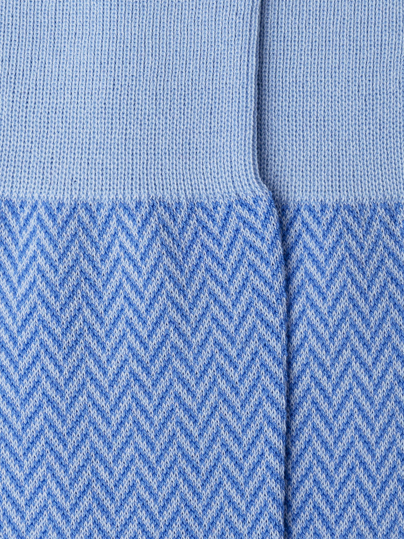 Hackett London bright blue herringbone cotton socks, UK version