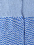 Hackett London bright blue herringbone cotton socks, UK version