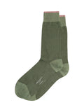 Hackett London Herringbone Patterned Crew Socks